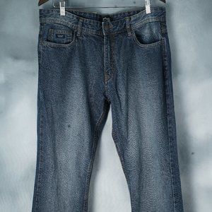 DNM SPLASH MEN BASIC DARK WASH BOOT CUT JEANS Denim SIZE 34